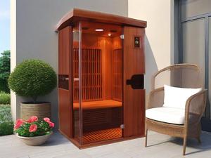 شبشب حديث داخلي بعيد من 1 شخص ، سخان أحمر منخفض EMF ، تصميم ساونا كهربائي لشخص واحد - Product Image 6