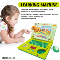 Inteligencia niños ordenadores portátiles juguetes plástico aprendizaje inglés máquina bebé juguetes inteligentes educación temprana con ratón