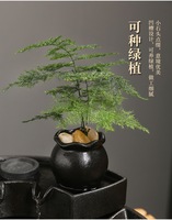 Fuente de Agua Creativa de Resina con Diseño de Diente de León para Perros y Peces, Decoración Interior/Exterior para Sala de Estar o Escritorio