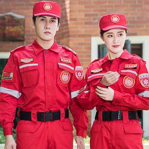 Nuevo Traje de Rescate de Emergencia, Traje de Entrenamiento de <span class=keywords><strong>Seguridad</strong></span> de Primavera, Traje de Bombero, Atuendo de <span class=keywords><strong>Seguridad</strong></span>, Traje Personalizado - Product Image 5