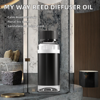 Diffuseur d'arômes à diffusion d'air froid 360 My Way compatible CVC, sans eau, pour aromathérapie aux huiles essentielles, bois de santal, inspiré des hôtels