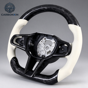 Volante Personalizado de Fibra de Carbono y Cuero en Varios Colores para BMW G30 G38 G05 G80 G87 G20 G28 M2 M3 M4 G21 G42 X3 X3M X6 X5 F90 - Product Image 2