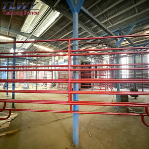 Ngựa Hàng Rào USA Hot Bán Bền Ngựa Tấm 12 Ft Nhiệm Vụ Nặng Nề Chăn Nuôi Bảng Điều Chỉnh Hàng Rào Gỉ Bằng Chứng Ngựa Corral Tấm - Product Image 3