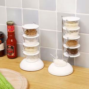 Recipiente Giratorio Vertical para Sal y Glutamato Monosódico, Botella de Plástico para Condimentos, Tarro de Plástico para Cocina - Product Image 4