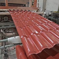 Tejas de Techo Corrugadas de PVC Resistentes al Calor, Tejas de Resina Sintética, Impermeables, con Aislamiento UV/Térmico, Duraderas, para Exteriores, Hoteles
