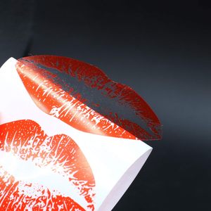 Có Thể Tháo Rời Dán Rõ Ràng <span class=keywords><strong>Red</strong></span> Hôn Môi Có Thể Tháo Rời Cơ Thể Dán Đục Lỗ Dán Môi Màu Đỏ Cho DIY Trang Trí Crafting - Product Image 2