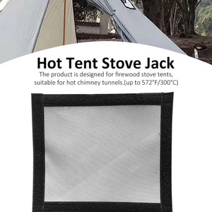 Funda Protectora Resistente al Calor para Estufa de Leña Antuke, 20x23cm, para Tubo de Chimenea, Accesorio para Estufa de Camping - Product Image 3