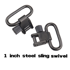 Juego de Anillas de Sujeción QD de Acero de 1 Pulgada de Primera Calidad, Diseño de Liberación Rápida, Resistentes a la Corrosión, Color Negro Mate, Equipo Táctico para Exteriores - Product Image 5