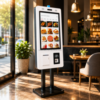 Kiosque de commande McDonald's avec paiement NFC, RFID, WIFI, Crypto et terminal de paiement automatique