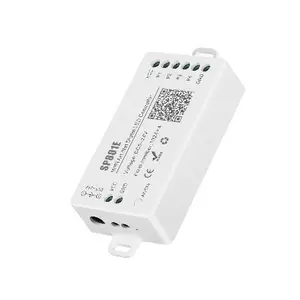 Contrôleur WiFi LED WS2812B WS2811, contrôle par application iOS Android DC 5V ~ 24V SP801E pilote LED pour module numérique lumière