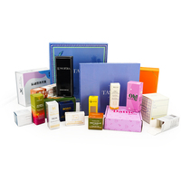 Tube de papier spécial noir personnalisé carton à insérer noir de luxe bouteille de parfum d'huile essentielle emballage cosmétique avec boîte
