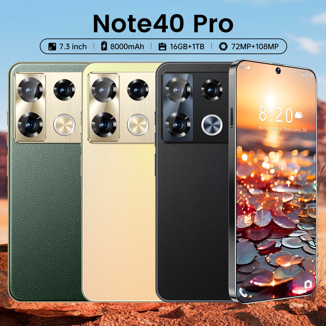 Infinix Note 40 Pro 5G Smartphone 7.3 Inch HD Real Perforated Screen Deca Core CPU 108MP Rear Camera 16GB RAM 1TB ROM English