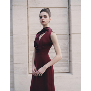 มั่นใจในชุดเดรสปักเย็บทุกชุดเดรสทางการของผู้หญิงเวียดนามออกแบบได้ตามต้องการมีสไตล์ดูติดทนนานสวมใส่ได้นาน Enzo LEO - Product Image 1