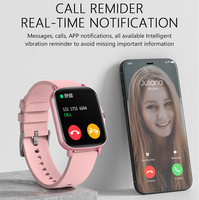 Reloj Inteligente con Pantalla Táctil Completa de 1.7 Pulgadas para Hombre y Mujer, Resistente al Agua IP67, para Xiaomi P8 Plus, 2021