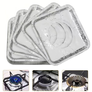 Copertura Monouso in Alluminio per Fornelli, Adatta per Stufe a <span class=keywords><strong>Gas</strong></span> ed Elettriche, Mantiene la Cucina Pulita - Product Image 6