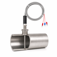 PT100 RTD Temperature Sensor 3 Wire High Precision WZP Stainless Steel Probe Thread Mounted for Industrial Pipeline Water Tank