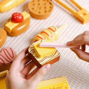 Juego <span class=keywords><strong>de</strong></span> Cocina <span class=keywords><strong>de</strong></span> Madera Montessori, <span class=keywords><strong>Tostadora</strong></span> Magnética, Batidora, Juego <span class=keywords><strong>de</strong></span> Imitación <span class=keywords><strong>de</strong></span> Cocina, Juguete <span class=keywords><strong>de</strong></span> Comida para Niños, OEM, ODM, Personalizado - Product Image 3