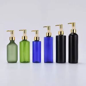 Wholesale White Black Amber PET Plastic Lotion Pump Shampoo <b>Bottles</b> 100ml/<b>200ml</b>/250ml/350ml/400ml/500ml Face Mask Skin Care - Product Image 3