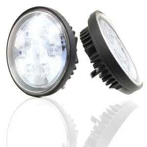 Lampu Depan Led 4.5 Inci Par 36 Lampu Depan Bulat Lampu Sorot Tersegel 18W Traktor Pertanian 12V Lampu Led