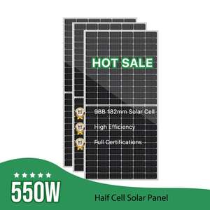 Panneau solaire Jinko niveau 1 module solaire bifacial à double verre 182mm 144 cellules 540w 545w 550w 555w panneaux pv monocristallins - Product Image 3