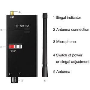 Détecteur de signal <span class=keywords><strong>sans</strong></span> <span class=keywords><strong>fil</strong></span> professionnel, détecteur de signaux RF, détecteur de signaux de <span class=keywords><strong>téléphone</strong></span> portable GSM GPS, détecteur de signaux anti-espionnage - Product Image 4