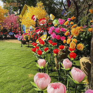 Toprex, профессиональные мероприятия, украшения, заколдованный лес, светодиодная лампа в виде цветка розы для улицы, День Святого Валентина, декоративные огни - Product Image 2