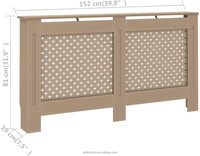 Couvercle de radiateur en MDF pour la maison Armoires en bois pour le salon, la chambre à coucher, le bureau et l'école Utilisation polyvalente des meubles