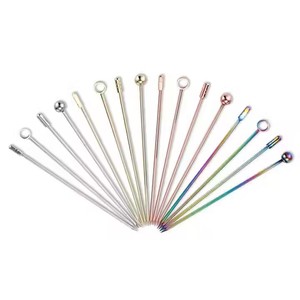 Acero inoxidable reutilizable oro plata cobre Martini guarnición <span class=keywords><strong>pinchos</strong></span> cóctel palillos fruta cóctel palitos <span class=keywords><strong>para</strong></span> <span class=keywords><strong>bar</strong></span> - Product Image 5