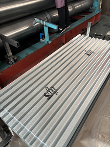 Lastra di copertura zincata rivestita di zinco in acciaio ondulato e zinco - Product Image 4