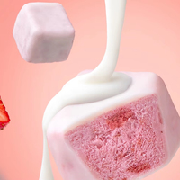 Zhongbao Gedroogde Zoete Bulk Promotionele Gezonde FD Yoghurtblokjes Fruit Aardbei Blauwe Bes Klaar om te eten Gemaakt in China