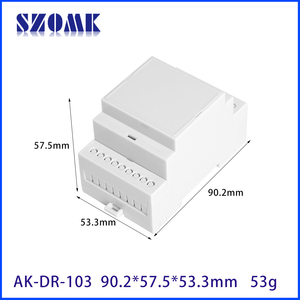 Module de contrôle PLC 53.3x90.2x57.5mm, 9 points, haute qualité, boîtier de montage sur rail DIN, <span class=keywords><strong>répéteur</strong></span> de puissance sur rail DIN - Product Image 4