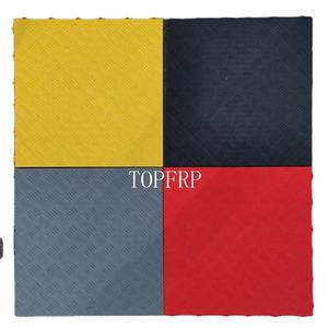 Alfombrilla de plástico de enclavamiento de alta resistencia para suelo de garaje PP Car Detailing Shop Floor Industrial PP Flooring Covering - Product Image 5