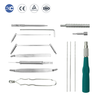 Vente chaude alpes Instrument de traumatisme vétérinaire orthopédique 2.4mm alpes ensemble d'instruments Instrument chirurgical en alliage de titane