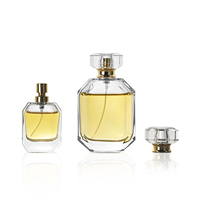 Flacon de parfum de luxe en verre de 100 ml avec pulvérisateur à pompe à surface plate sérigraphiée et diffuseur à bâtonnets – Offre Spéciale