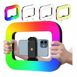 Support de téléphone à lumière d'appoint RVB portable pour l'enregistrement vidéo et la photographie - Product Image 1
