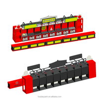 Offre Spéciale : Stand de Fête Foraine Personnalisé 4-en-1 – Cabine de Jeux Extérieure Idéale en Bois pour le Sport et le Divertissement des Enfants