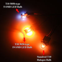 T10 W5W 3030 19SMD Canbus sans erreur LED signal lumineux latéral 12V feu de stationnement lampe de Position Auto liseuse LED largeur lampe