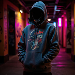 Offre Spéciale hommes 100% coton sweat à capuche surdimensionné lourd 3D pour bouffée impression anti-boulochage brodé Streetwear col à capuche - Product Image 3