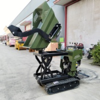 Mini-camion benne puissant, châssis stable, excellente capacité de charge, s'adapte aux routes boueuses et irrégulières, moins de problèmes de blocage, bonne fiabilité