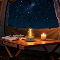 Lampe de bureau LED portable moderne sans fil avec ambiance bulle, protection oculaire, intensité réglable, commande tactile, pour lecture et utilisation en extérieur
