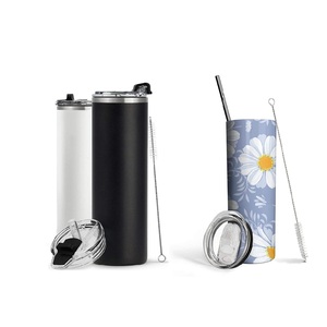 CHL promoción al <span class=keywords><strong>por</strong></span> <span class=keywords><strong>mayor</strong></span> gimnasio botella de agua de acero inoxidable de doble pared recta vaso vacío sublimación tazas - Product Image 5