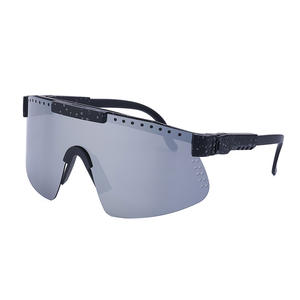 Lunettes de soleil de sport style européen et américain, protection UV400, verres PC coupe-vent, pour cyclisme et activités de plein air, unisexe, monture tendance - Product Image 4