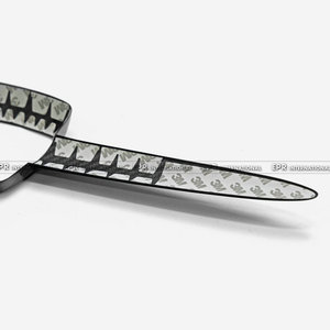 Pour Fiat Abarth 500 595 695 Type B, garniture d'emblème avant en carbone sec, pose directe. - Product Image 6