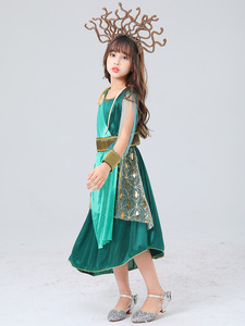 2024 trẻ em Halloween bên cosplay trang phục cho Thần thoại Hy Lạp Cổ Đại <span class=keywords><strong>gorgon</strong></span> phim nhân vật Medusa - Product Image 3