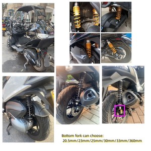 โช้คอัพหลังมอเตอร์ไซ<span class=keywords><strong>ค</strong></span>์สำหรับ AEROX 155 <span class=keywords><strong>XMAX</strong></span> NMAX 155 SH300I Pcx 125 150 - Product Image 6