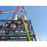 Bâtiment d'atelier en structure d'acier préfabriquée à haute capacité de charge pour usage industriel