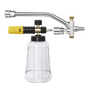 Nouveau Design 1/4 Connecteur rapide à 2 voies Canon à mousse Buse de pulvérisation autobloquante réglable <span class=keywords><strong>Lance</strong></span> à mousse - Product Image 2