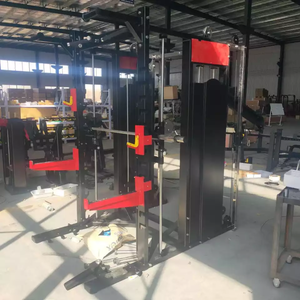 Équipement de gymnastique Multi Smith Dual Pulley Chin Dip up Cable Crossover Squat Rack Functional Trainer - Product Image 6