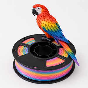 Filament PLA arc-en-ciel WEICHI pour imprimante 3D, 1,75 mm, 1 kg (2,2 lb), température d'impression 210-240°C, enroulement soigné - Product Image 1