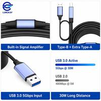 Câble de données USB 3.0 mâle-mâle LUNG KAY, fabrication OEM, rallonge USB Type-A pour disque dur, imprimante, scanner